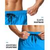 imageMens Swim Trunks No Liner 9 Board Shorts Quick Dry Bathing Suit Swimming Beach Shorts for Men with 3 PocketsBlue
