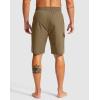 imageMens Swim Trunks No Liner 9 Board Shorts Quick Dry Bathing Suit Swimming Beach Shorts for Men with 3 PocketsDark Khaki