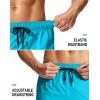 imageMens Swim Trunks No Liner 9 Board Shorts Quick Dry Bathing Suit Swimming Beach Shorts for Men with 3 PocketsSky Blue