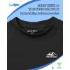 imageToddler Boys Swim Shirt Long Sleeve Rash Guard UPF 50 Sun Protection Shirts for Baby Kids Quick DryBlack