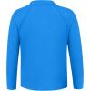 imageToddler Boys Swim Shirt Long Sleeve Rash Guard UPF 50 Sun Protection Shirts for Baby Kids Quick DryBlue
