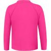 imageToddler Boys Swim Shirt Long Sleeve Rash Guard UPF 50 Sun Protection Shirts for Baby Kids Quick DryHot Pink