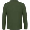 imageToddler Boys Swim Shirt Long Sleeve Rash Guard UPF 50 Sun Protection Shirts for Baby Kids Quick DryHunter Green