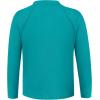 imageToddler Boys Swim Shirt Long Sleeve Rash Guard UPF 50 Sun Protection Shirts for Baby Kids Quick DryLake Blue