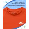 imageToddler Boys Swim Shirt Long Sleeve Rash Guard UPF 50 Sun Protection Shirts for Baby Kids Quick DryOrange