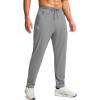 imageG Gradual Mens 30323436 Inseam Tall Sweatpants with Zipper Pockets Stretch Long Joggers Athletic Workout Pants MenLight Grey