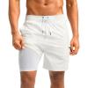 imageG Gradual Mens Swim Trunks with Compression Liner 5 inch Inseam Quick Dry Bathing Suits with Zipper PocketNo Thigh Chafing