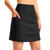 imageG Gradual Womens 18 Long Swim Skirt with Pockets High Waisted Modest Swimsuit Tummy Control Bathing Suit Bottoms for WomenBlack