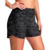 imageG Gradual Womens 4 Swim Board Shorts High Waisted Tummy Control Swimsuit Bathing Suit Bottoms for Women with Liner PocketGrey Camo