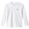 imageToddler Boys Swim Shirt Long Sleeve Rash Guard UPF 50 Sun Protection Shirts for Baby Kids Quick DryAwhite