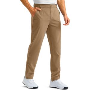 imageG Gradual Mens Golf Pants with 5 Pockets 303234 Quick Dry Lightweight Stretch Work Dress Pants Casual Slacks for MenKhaki Sand