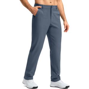 imageMens Golf Pants 303234 Stretch Dress Pants Quick Dry Casual Slacks Work Business Trousers for Men with PocketsDusty Blue