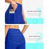 imageG GRADUAL Womens 11 Long Swim Board Shorts High Waisted Knee Length Beach Swimming Shorts for Women with Pockets LinerBlue