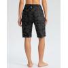 imageG GRADUAL Womens 11 Long Swim Board Shorts High Waisted Knee Length Beach Swimming Shorts for Women with Pockets LinerGrey Camo
