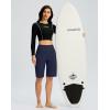 imageG GRADUAL Womens 11 Long Swim Board Shorts High Waisted Knee Length Beach Swimming Shorts for Women with Pockets LinerNavy