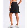 imageG Gradual 1618 Skorts for Woman Golf Skirts 3 Pockets Women High Waisted Athletic Skirt Tennis Pickleball Casual SummerBlack