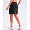 imageG Gradual 1618 Skorts for Woman Golf Skirts 3 Pockets Women High Waisted Athletic Skirt Tennis Pickleball Casual SummerBlack Camo