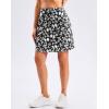 imageG Gradual 1618 Skorts for Woman Golf Skirts 3 Pockets Women High Waisted Athletic Skirt Tennis Pickleball Casual SummerBlack Flower