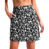 imageG Gradual 1618 Skorts for Woman Golf Skirts 3 Pockets Women High Waisted Athletic Skirt Tennis Pickleball Casual SummerBlack Flower