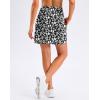 imageG Gradual 1618 Skorts for Woman Golf Skirts 3 Pockets Women High Waisted Athletic Skirt Tennis Pickleball Casual SummerBlack Flower