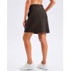 imageG Gradual 1618 Skorts for Woman Golf Skirts 3 Pockets Women High Waisted Athletic Skirt Tennis Pickleball Casual SummerFudge Coffee
