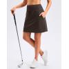 imageG Gradual 1618 Skorts for Woman Golf Skirts 3 Pockets Women High Waisted Athletic Skirt Tennis Pickleball Casual SummerFudge Coffee