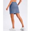 imageG Gradual 1618 Skorts for Woman Golf Skirts 3 Pockets Women High Waisted Athletic Skirt Tennis Pickleball Casual SummerLight Grey Blue