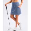 imageG Gradual 1618 Skorts for Woman Golf Skirts 3 Pockets Women High Waisted Athletic Skirt Tennis Pickleball Casual SummerLight Grey Blue