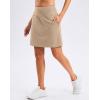 imageG Gradual 1618 Skorts for Woman Golf Skirts 3 Pockets Women High Waisted Athletic Skirt Tennis Pickleball Casual SummerLight Khaki