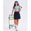 imageG Gradual 1618 Skorts for Woman Golf Skirts 3 Pockets Women High Waisted Athletic Skirt Tennis Pickleball Casual SummerNavy