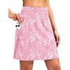 imageG Gradual 1618 Skorts for Woman Golf Skirts 3 Pockets Women High Waisted Athletic Skirt Tennis Pickleball Casual SummerPink Paisley