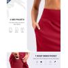 imageG Gradual 1618 Skorts for Woman Golf Skirts 3 Pockets Women High Waisted Athletic Skirt Tennis Pickleball Casual SummerRed