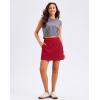 imageG Gradual 1618 Skorts for Woman Golf Skirts 3 Pockets Women High Waisted Athletic Skirt Tennis Pickleball Casual SummerRed