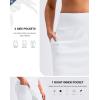 imageG Gradual 1618 Skorts for Woman Golf Skirts 3 Pockets Women High Waisted Athletic Skirt Tennis Pickleball Casual SummerWhite