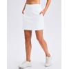 imageG Gradual 1618 Skorts for Woman Golf Skirts 3 Pockets Women High Waisted Athletic Skirt Tennis Pickleball Casual SummerWhite