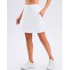 imageG Gradual 1618 Skorts for Woman Golf Skirts 3 Pockets Women High Waisted Athletic Skirt Tennis Pickleball Casual SummerWhite