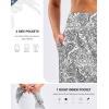 imageG Gradual 1618 Skorts for Woman Golf Skirts 3 Pockets Women High Waisted Athletic Skirt Tennis Pickleball Casual SummerWhite Paisley