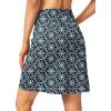 imageG Gradual 19 Skorts for Woman Knee Length Golf Skirt Long Athletic Tennis Skorts for Women Dressy Casual with Shorts PocketsBlack Geometry