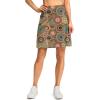 imageG Gradual 19 Skorts for Woman Knee Length Golf Skirt Long Athletic Tennis Skorts for Women Dressy Casual with Shorts PocketsBohemian Circle