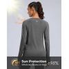 imageG Gradual Long Sleeve Workout Tops for Women Quick Dry Lightweight Running Athletic Shirts with Zip Pocket Moisture WickingGrey