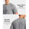 imageG Gradual Mens Athletic Workout TShirts Moisture Wicking Cooling Running Shirts Short Sleeve Performance Tee for Gym TennisLight Grey