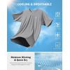 imageG Gradual Mens Athletic Workout TShirts Moisture Wicking Cooling Running Shirts Short Sleeve Performance Tee for Gym TennisLight Grey