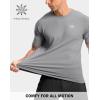 imageG Gradual Mens Athletic Workout TShirts Moisture Wicking Cooling Running Shirts Short Sleeve Performance Tee for Gym TennisLight Grey