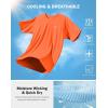 imageG Gradual Mens Athletic Workout TShirts Moisture Wicking Cooling Running Shirts Short Sleeve Performance Tee for Gym TennisOrange