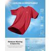 imageG Gradual Mens Athletic Workout TShirts Moisture Wicking Cooling Running Shirts Short Sleeve Performance Tee for Gym TennisRed