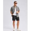 imageG Gradual Mens Casual Shorts 7 9 5 Lightweight 4 Pockets Stretch QuickDry Summer Shorts for Golf Work Hiking TripsBlack