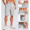 imageG Gradual Mens Casual Shorts 7 9 5 Lightweight 4 Pockets Stretch QuickDry Summer Shorts for Golf Work Hiking TripsBright Gray
