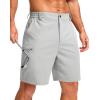 imageG Gradual Mens Casual Shorts 7 9 5 Lightweight 4 Pockets Stretch QuickDry Summer Shorts for Golf Work Hiking TripsBright Gray