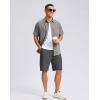 imageG Gradual Mens Casual Shorts 7 9 5 Lightweight 4 Pockets Stretch QuickDry Summer Shorts for Golf Work Hiking TripsCharcoal