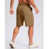 imageG Gradual Mens Casual Shorts 7 9 5 Lightweight 4 Pockets Stretch QuickDry Summer Shorts for Golf Work Hiking TripsDark Khaki